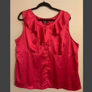 Silky Fuchsia Top 1X